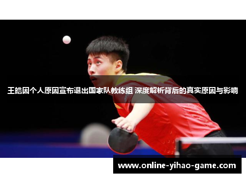 王皓因个人原因宣布退出国家队教练组 深度解析背后的真实原因与影响